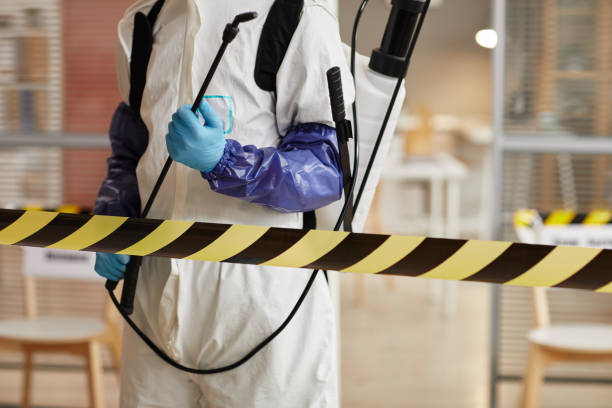 Professional Blood Cleanup technician working in Granville, IA